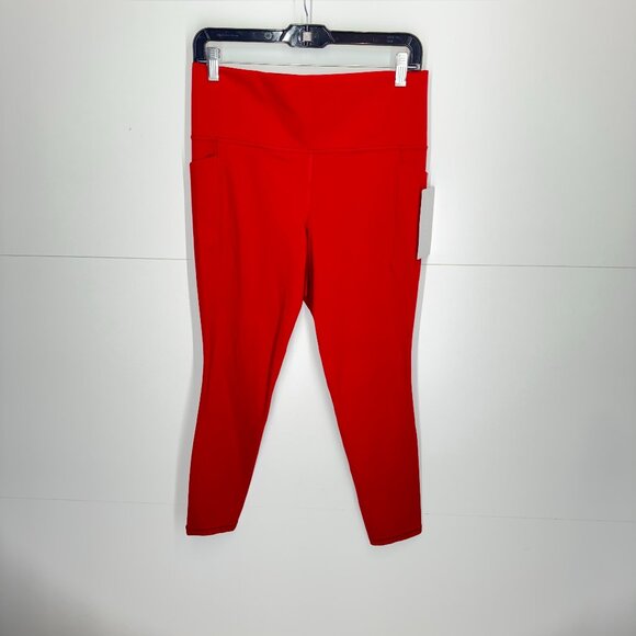 Athleta Pants - Athleta Salutation Stash Tights in Red